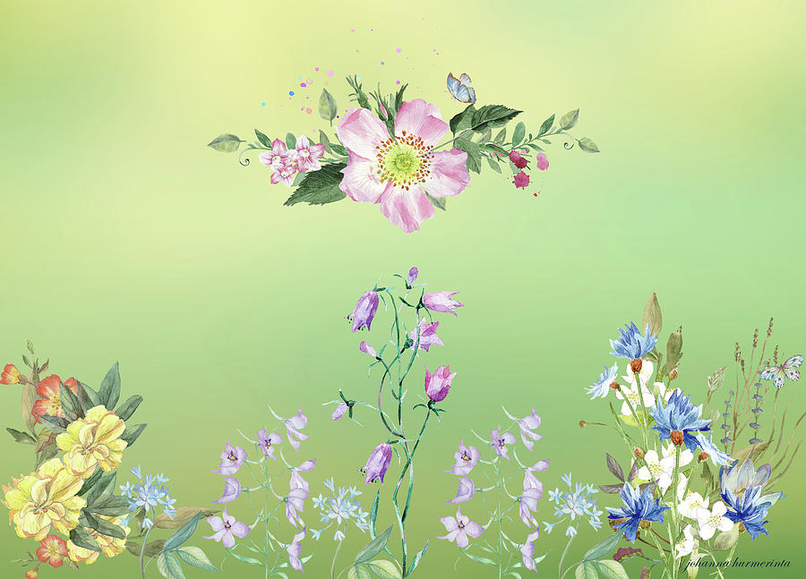 Beautiful Springtime Digital Art by Johanna Hurmerinta