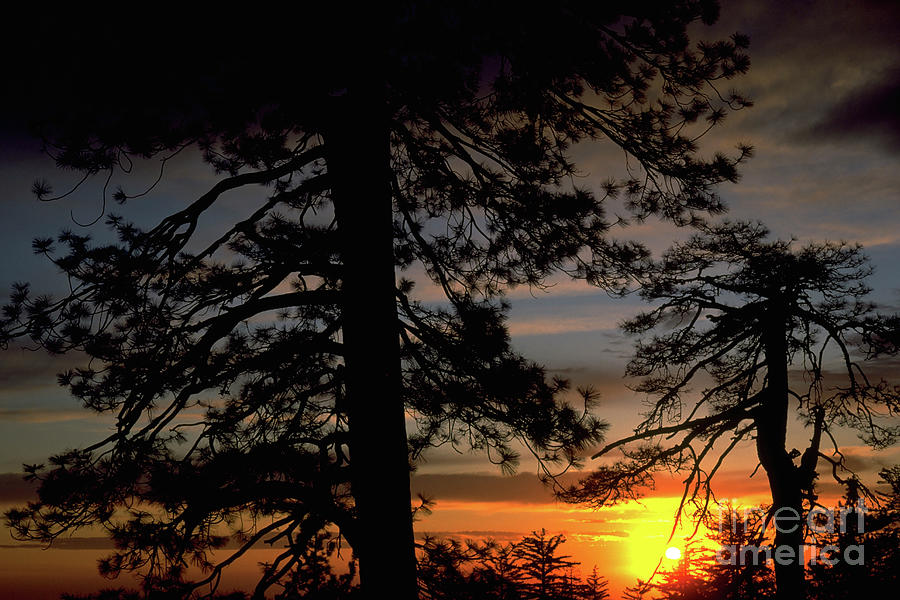Beautiful Sunset in the Mountains Photograph by David Zanzinger