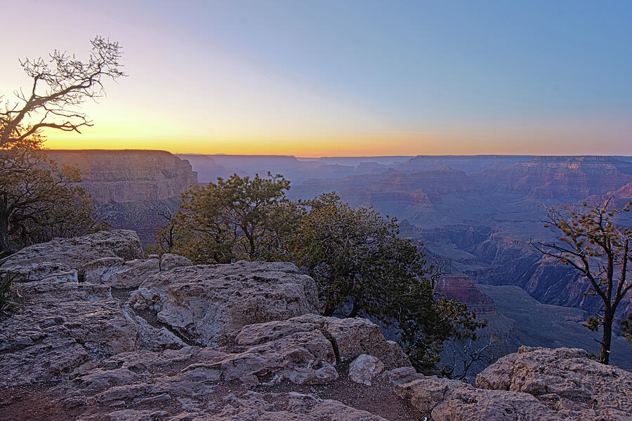 Beautiful Sunset over the Grand Canyon in Arizona Photograph by Toby McGuire