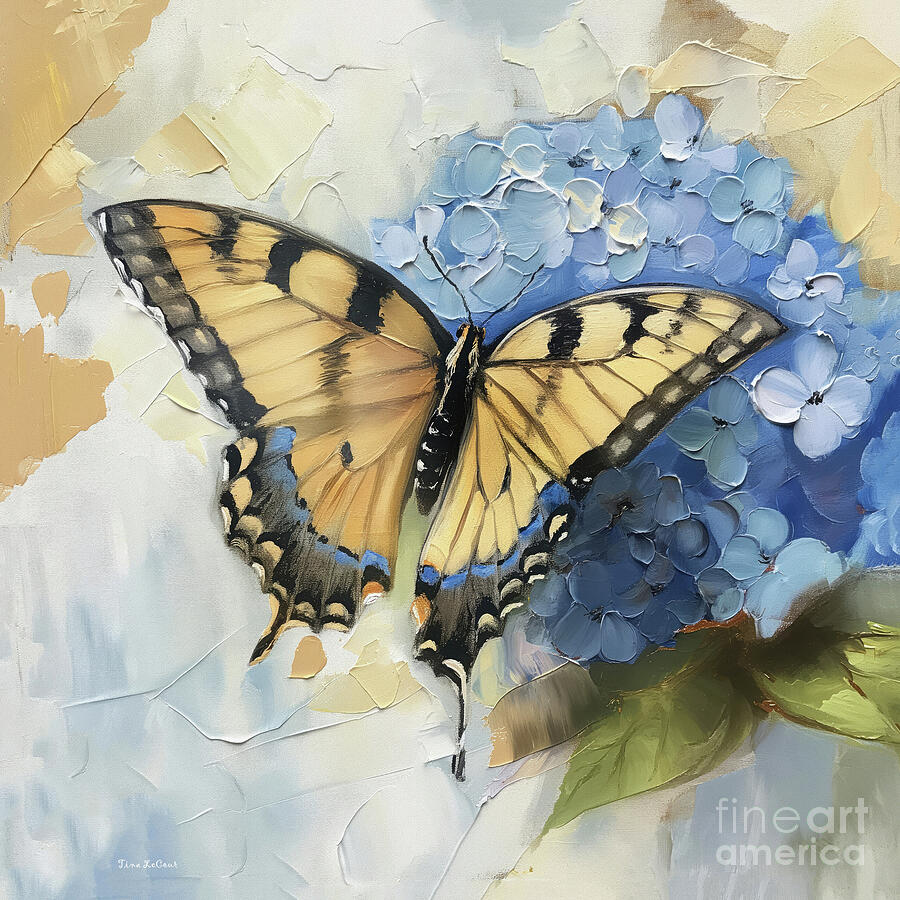 Beautiful Swallowtail Butterfly Painting