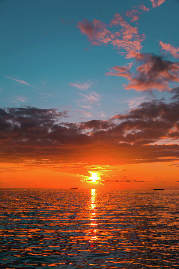 Beautiful Vertical Sunset scenery Photograph by Sarath Maroli - Fine ...