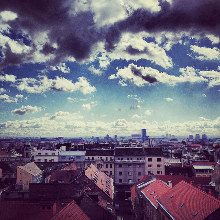 Beautiful view of Zagreb,Croatia Photograph by Yulia Reznikov