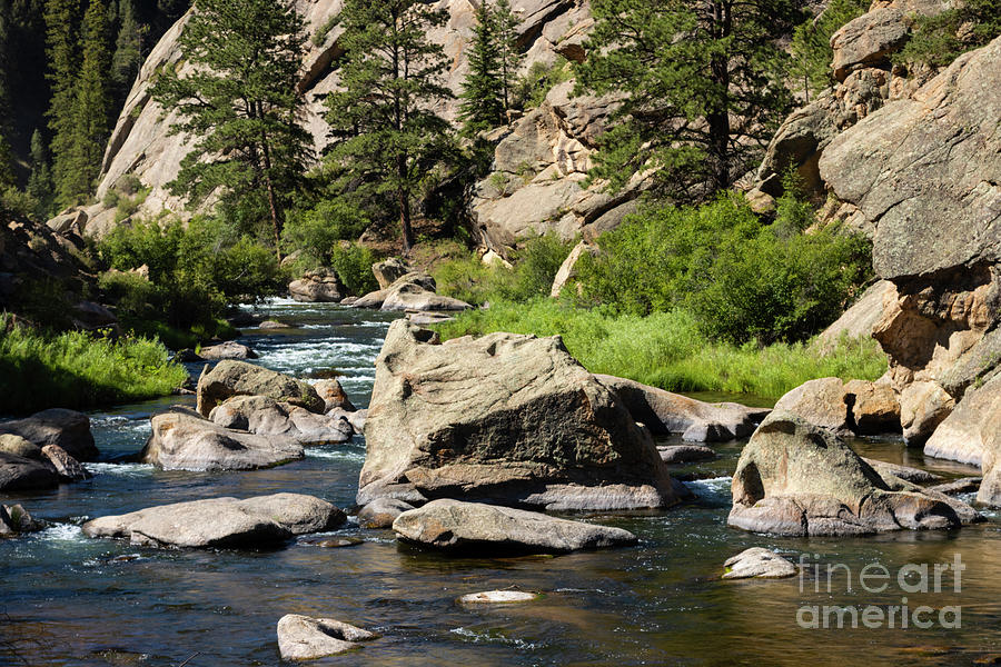 Beautiful Water of the South Platte River Photograph by Steven Krull