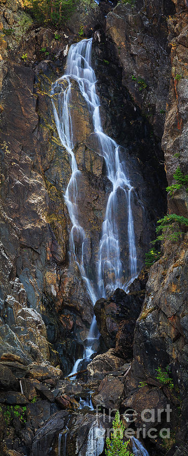 Beautiful Waterfall in the Rocks Photograph by Billy Bateman