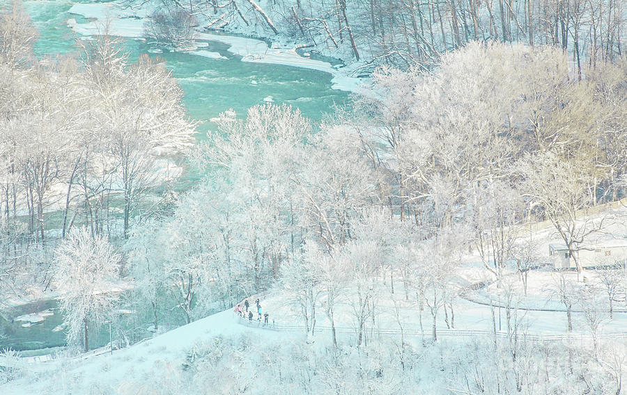 Beautiful Winter Landscape Photograph by Charline Xia