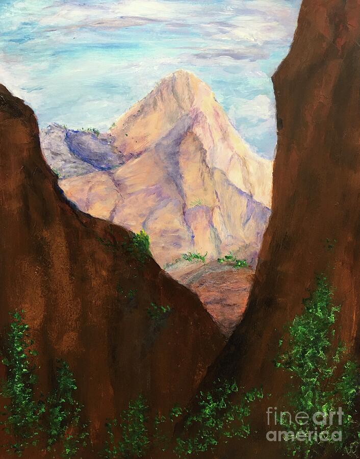 Zion National Park Painting by Eunice Warfel