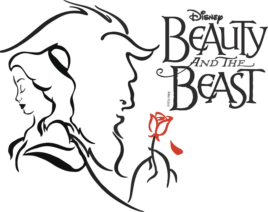 Beauty and the beast Poster nature Painting by Ava Adrian | Pixels