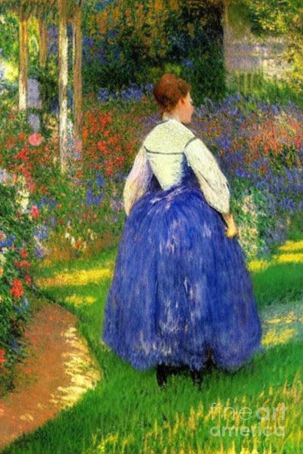 Beauty in the Blue Dress Digital Art by Craziigoods Digital Art - Fine ...
