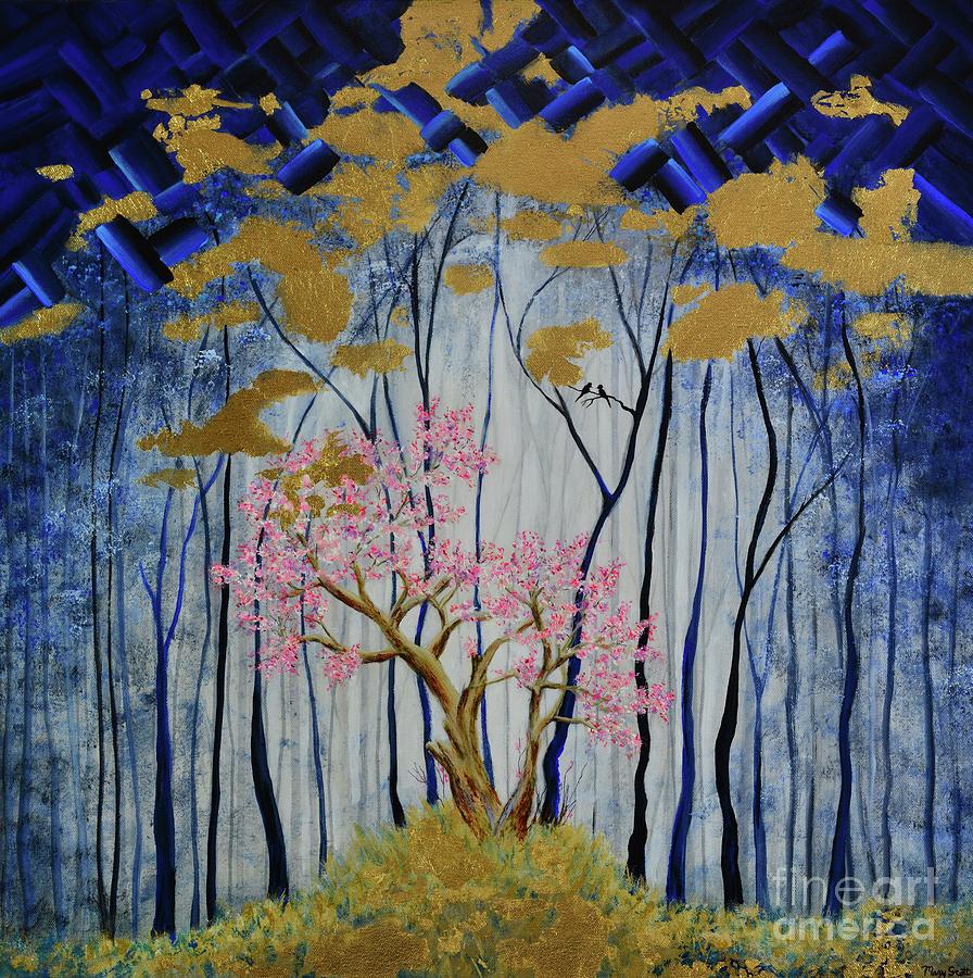 Beauty In The Forest Painting by Mary Scott