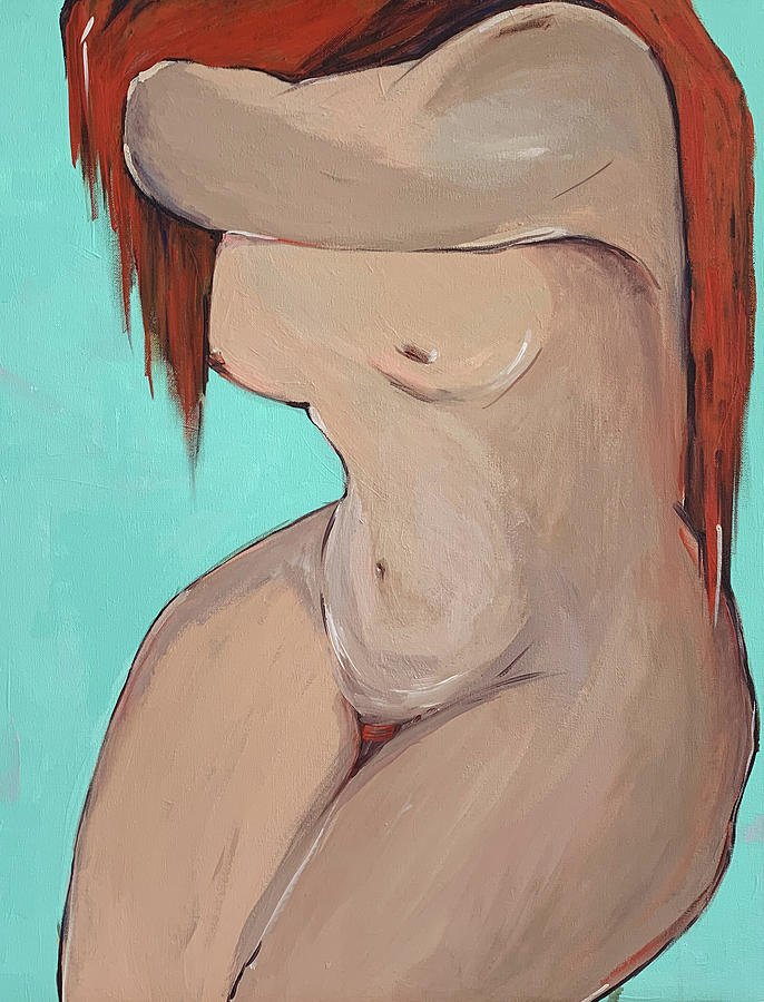 Nude Painting - Beauty by Kateryna Lytvynenko