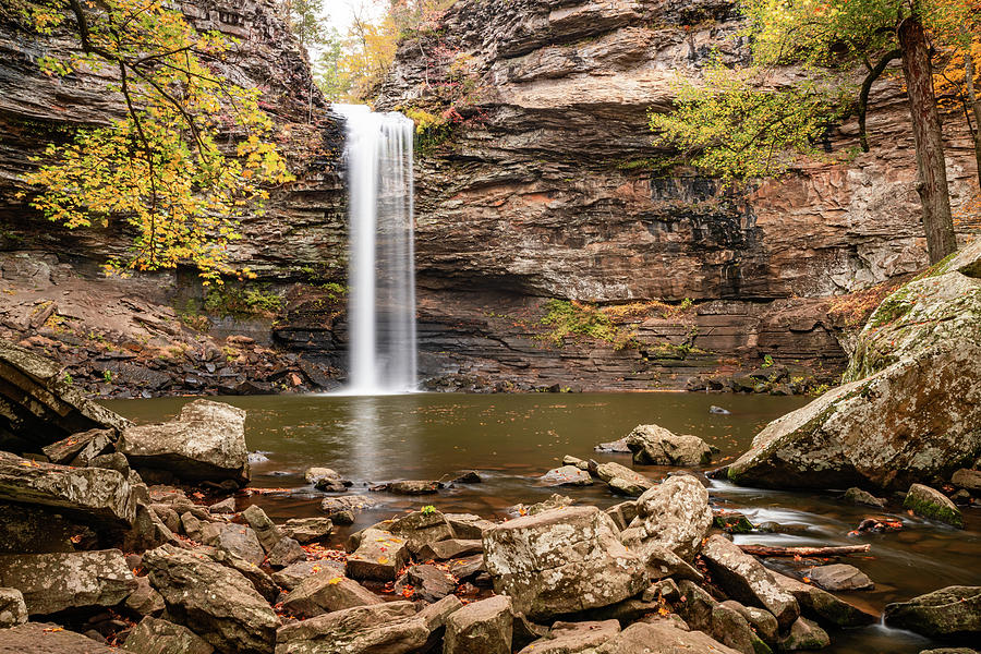 Little Rock Photograph - Beauty Of Autumn At Cedar Falls - Arkansas by Gregory Ballos
