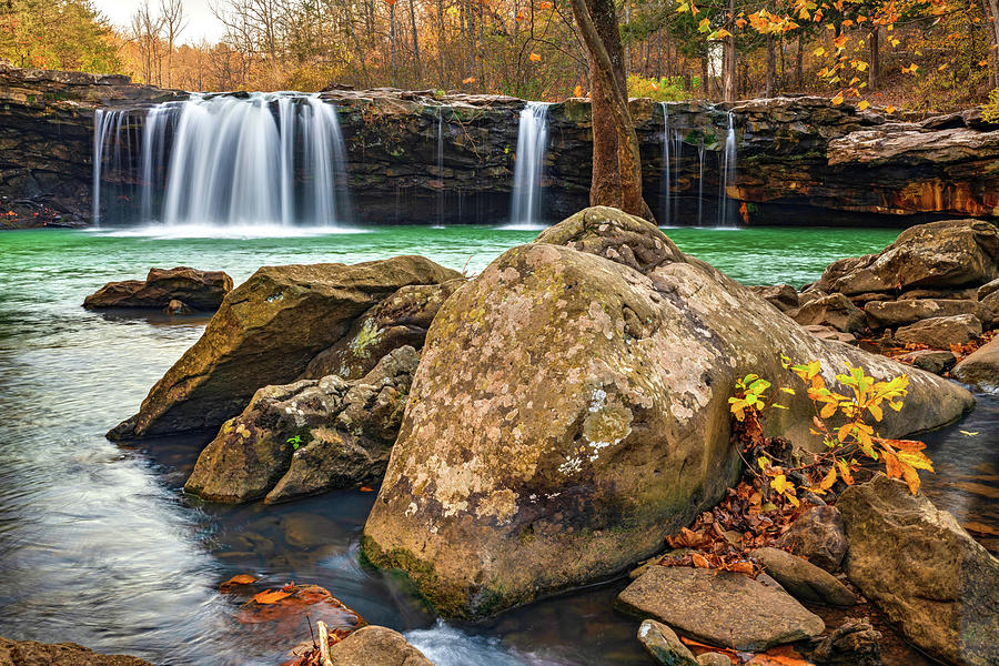 Beauty Of Falling Water Creek Falls Photograph by Gregory Ballos