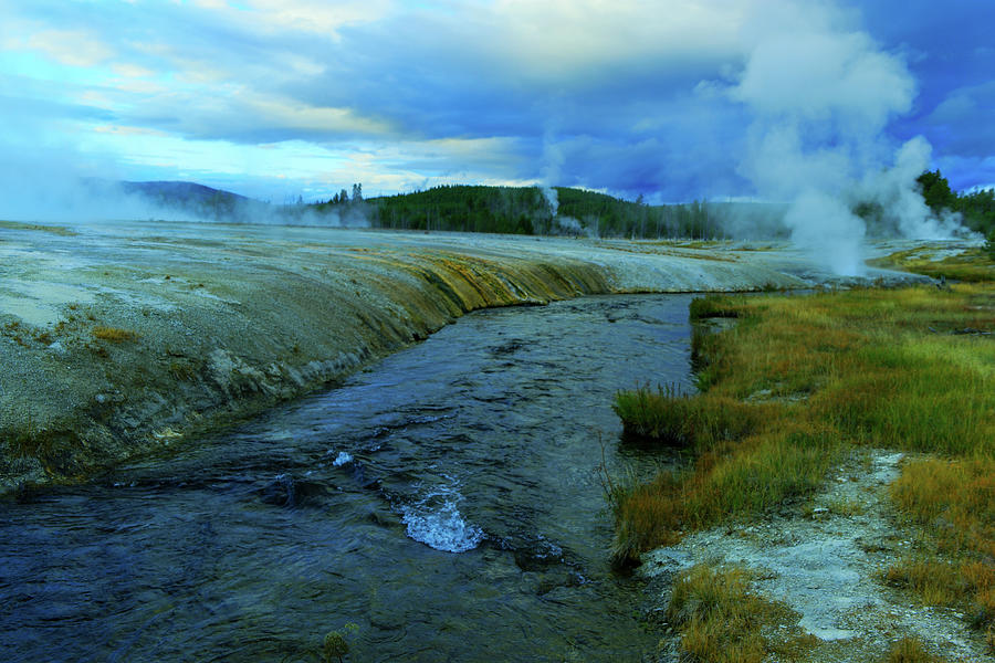 Beauty Of The Firehole River Photograph
