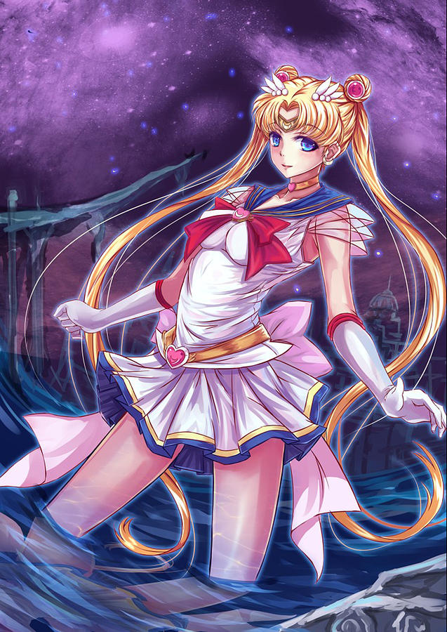 Beauty Pose Sailor Moon 5 Digital Art By Fujita Yori