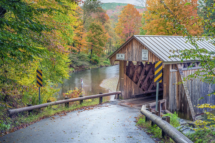 Beaverkill Covered Bridge Rockland New York Photograph by Joan Carroll ...