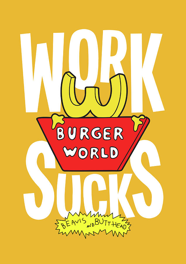 Beavis And Butt-Head Burger World Digital Art By Mauro Mac - Pixels