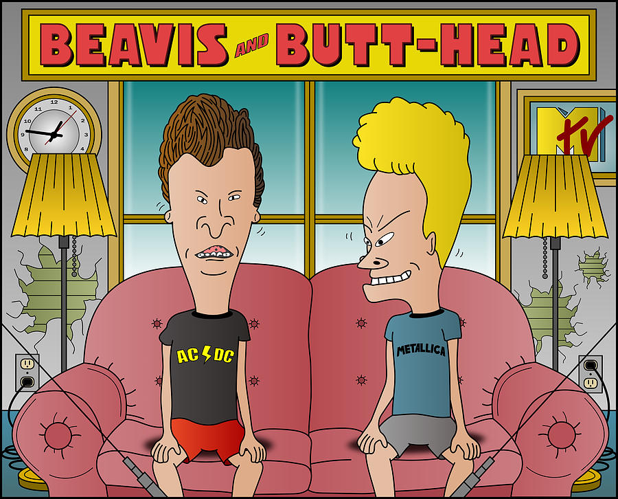 Beavis And Butthead Digital Art by Brian Swanke - Fine Art America