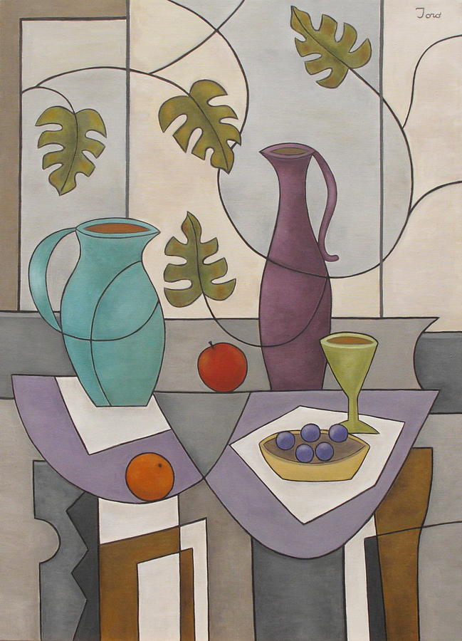 Bebidas y Fruta Painting by Trish Toro