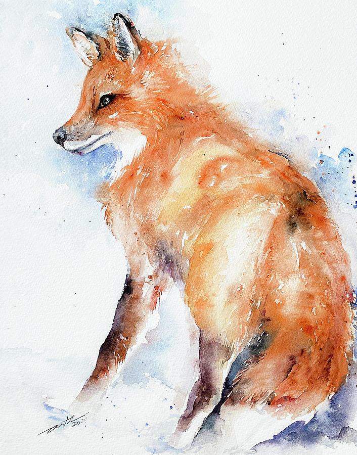 Becca the Fox Painting by Arti Chauhan