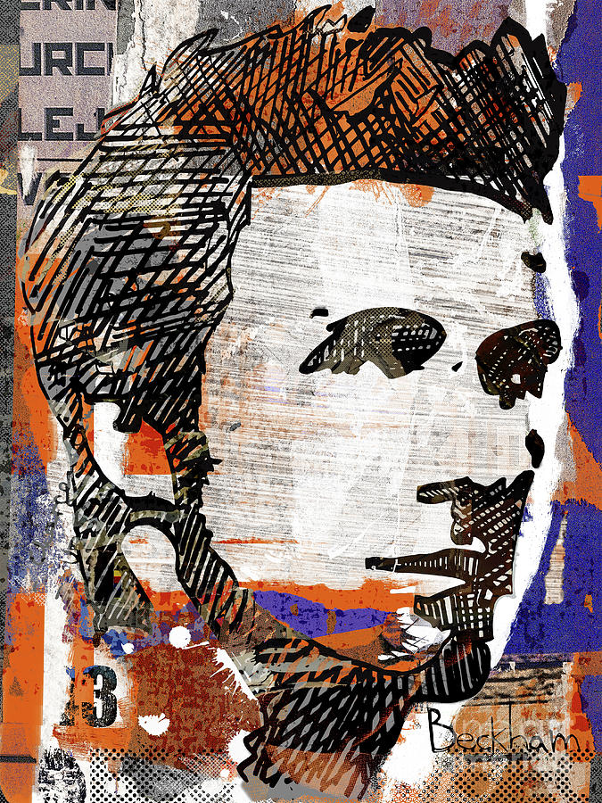 Beckham Mixed Media by Luz Graphic Studio