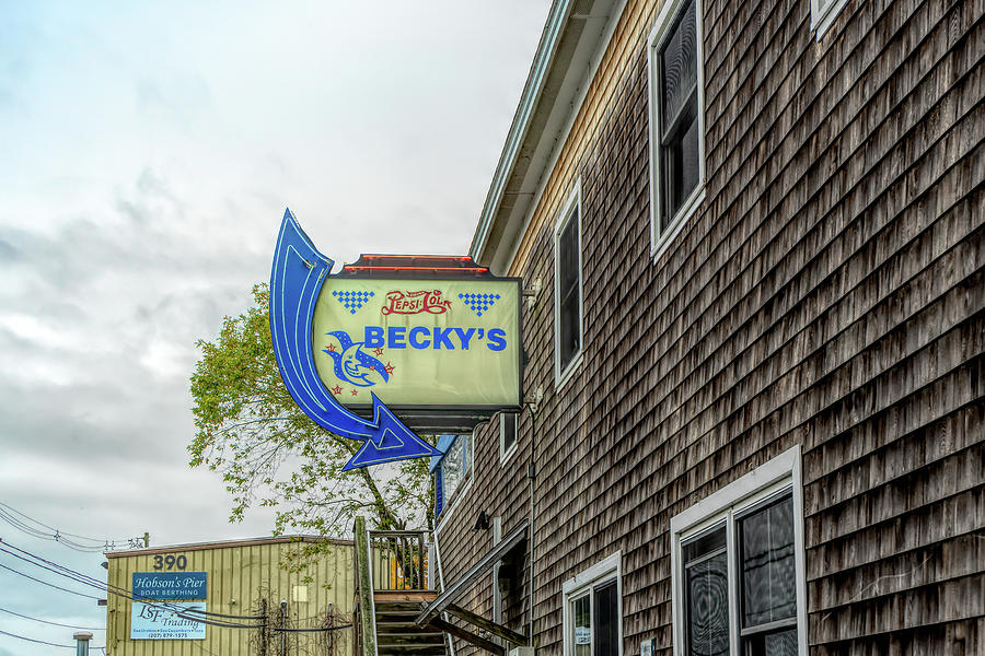Beckys Sign Photograph by Sharon Popek