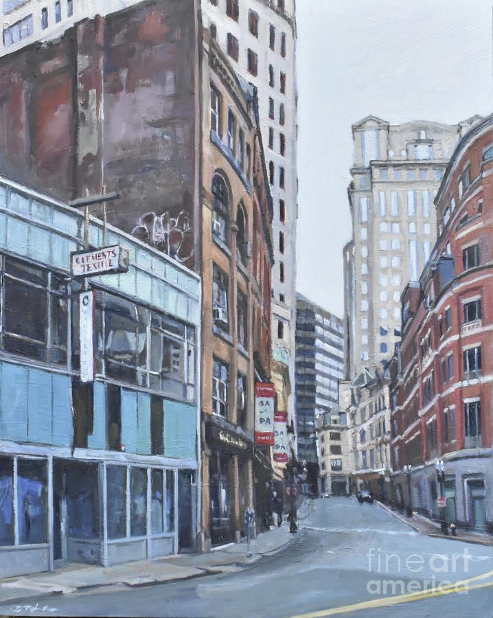 Bedford Street Emptiness  Painting by Deb Putnam