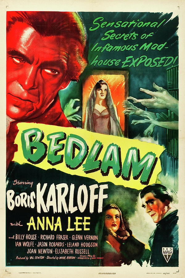 Bedlam, 1945 Photograph by Vintage Hollywood Archive Bedlam, 1945 Photograph by Vintage Hollywood Archive