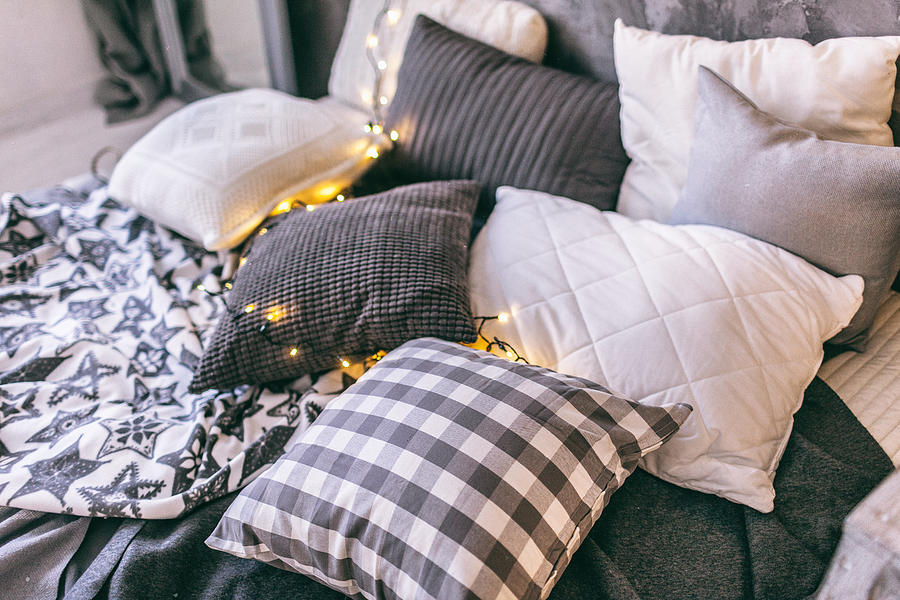 bedroom Christmas decorations details Photograph by With love of photography