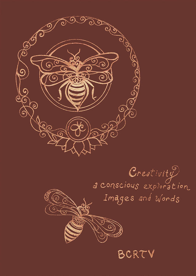 Bee Creative Digital Art by Katherine Nutt