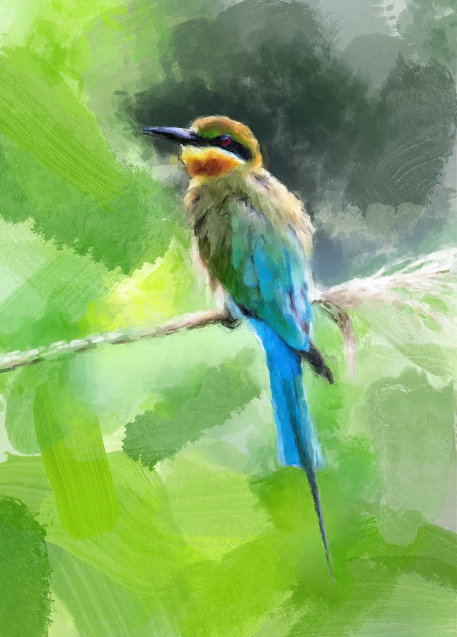 Bee-eater Painting by Gary Arnold