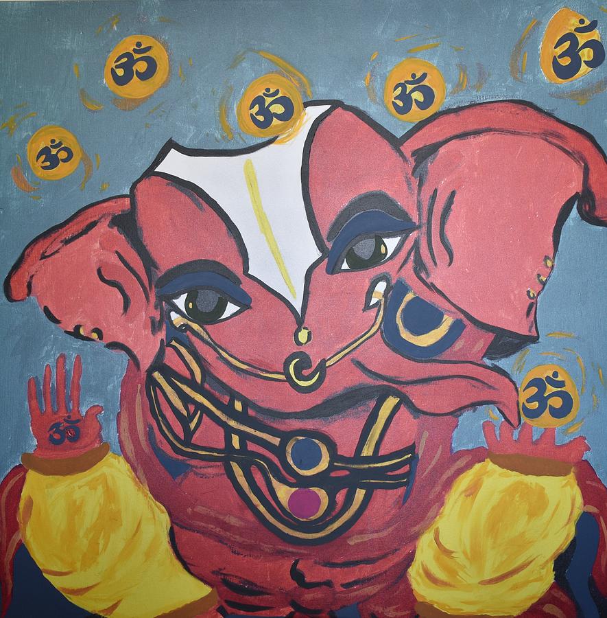 Bee Happy-015 Painting by Phoebe Saratan Bee Happy-015 Painting by Phoebe Saratan