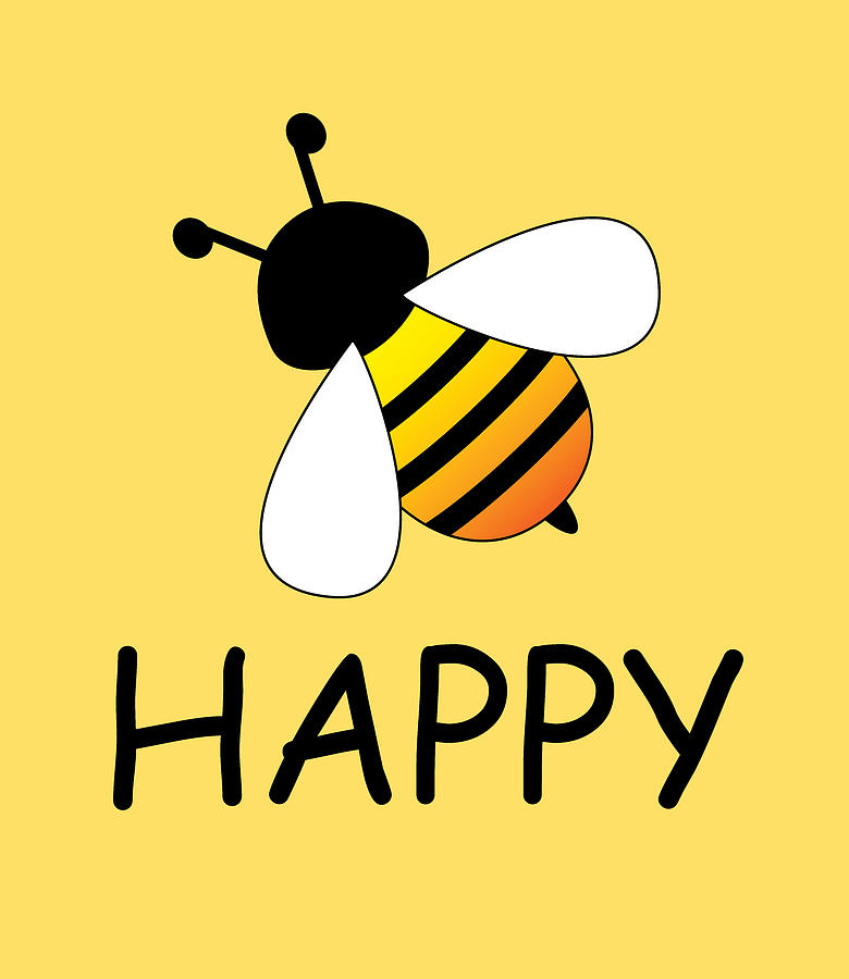 Bee Happy Digital Art