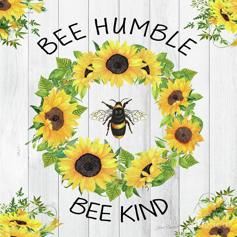 Bee Humble Mixed Media by Jean Plout
