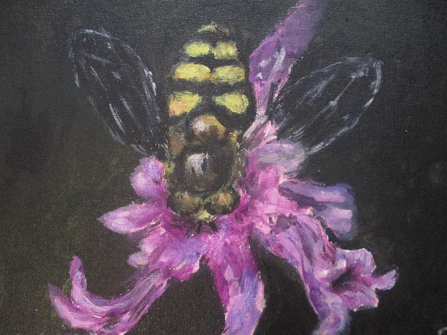 Bee Painting by Jen Shearer