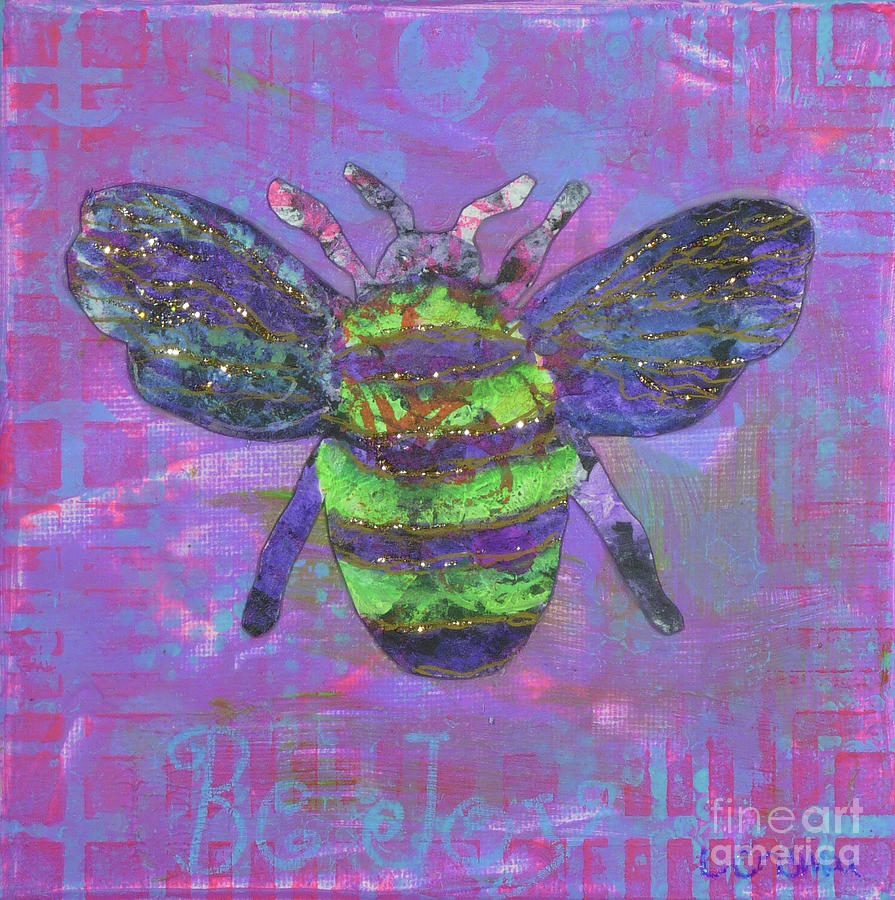 Bee Joy Painting by Lisa Crisman
