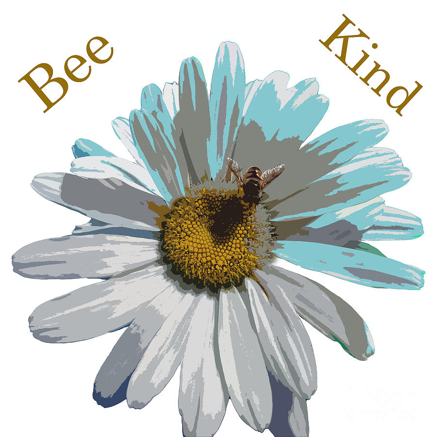 Bee Kind  Mixed Media by Carol Eliassen