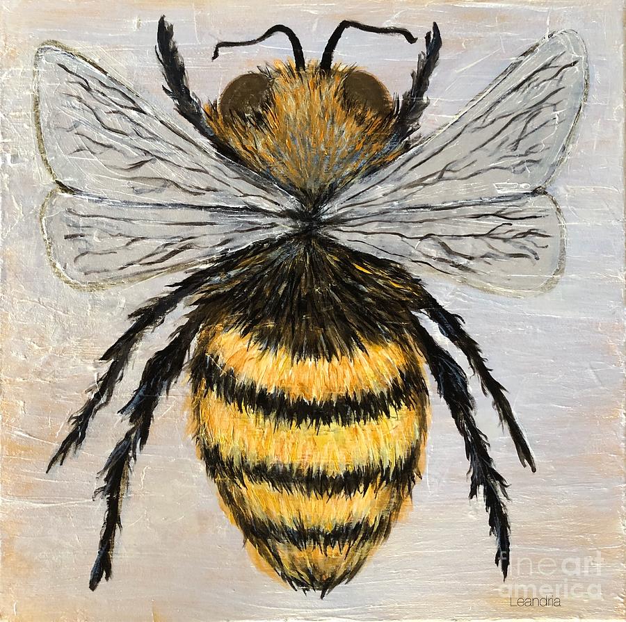 Bee Painting by Leandria Goodman