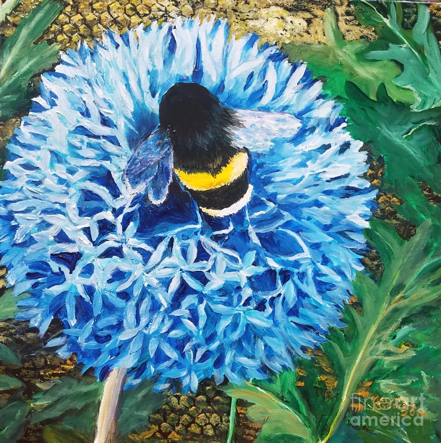Bee Prepared Painting by Merana Cadorette