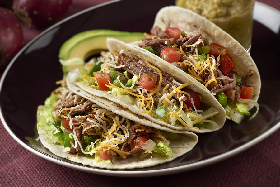 Beef Barbacoa Tacos Photograph by Burwellphotography
