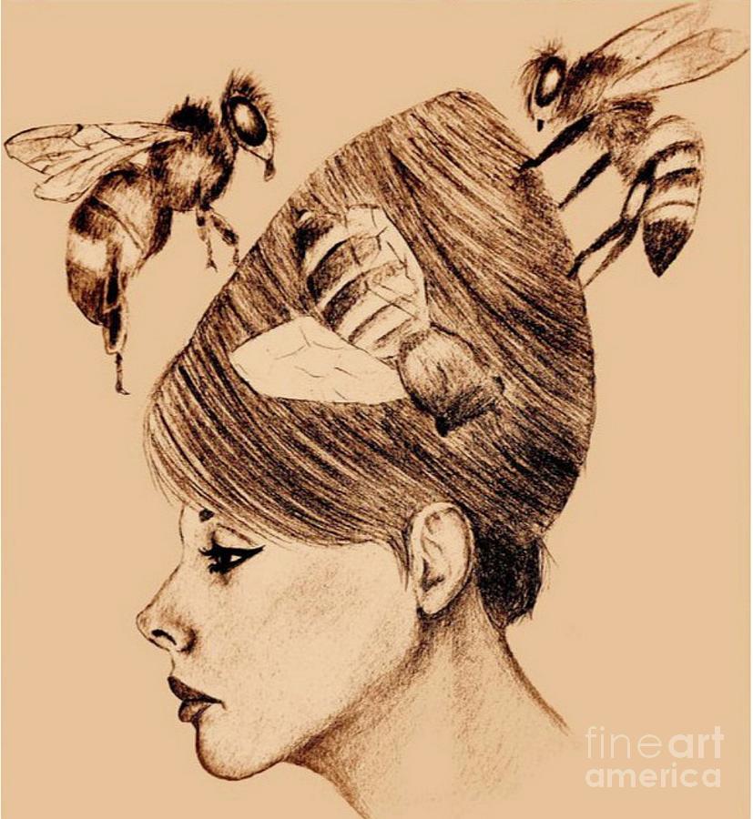 Beehive  Drawing by Phillip Villarreal