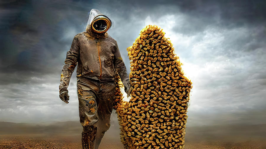 Beekeeper Discovery Painting by Bob Orsillo