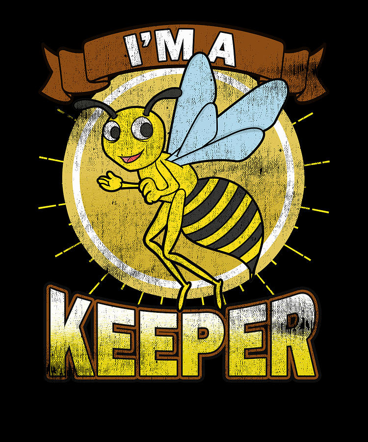 Beekeeper Vintage Im a Beekeeper Gift Drawing by Kanig Designs