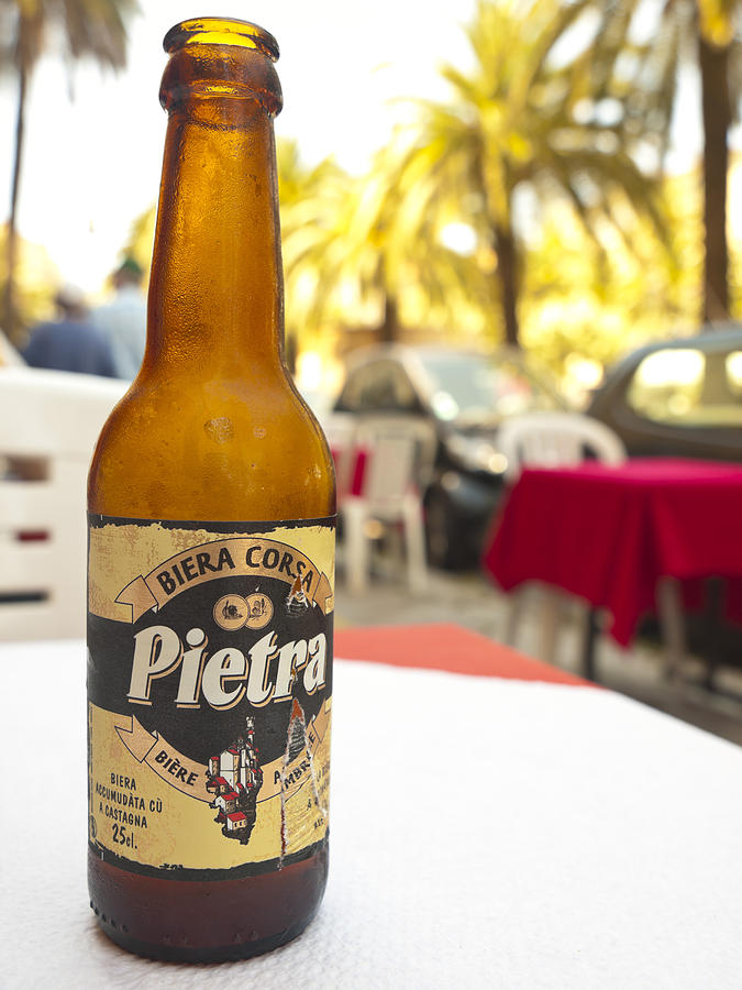 Beer bottle - Pietra Photograph by Helovi
