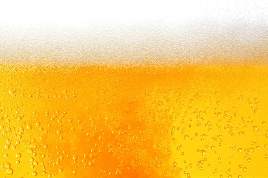 Beer close-up background Photograph by Katsumi Murouchi