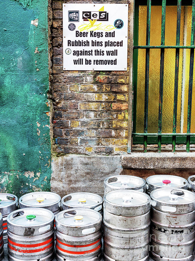 Beer Kegs Will Be Removed in Dublin Photograph by John Rizzuto