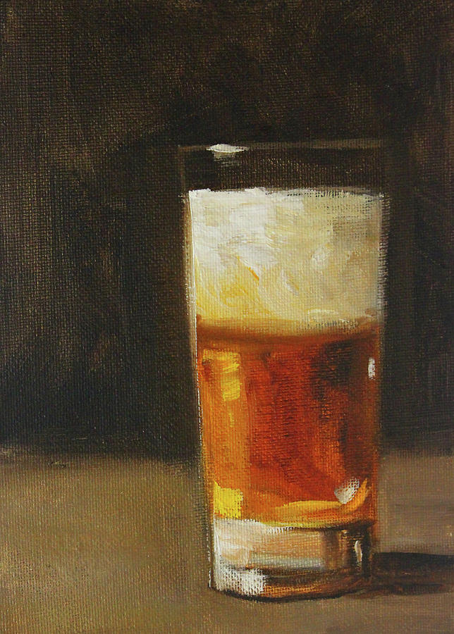 Beer Painting by Nancy Merkle