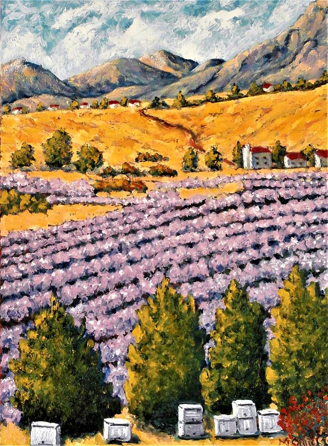 Bees and Lilacs Painting by Frank Morrison