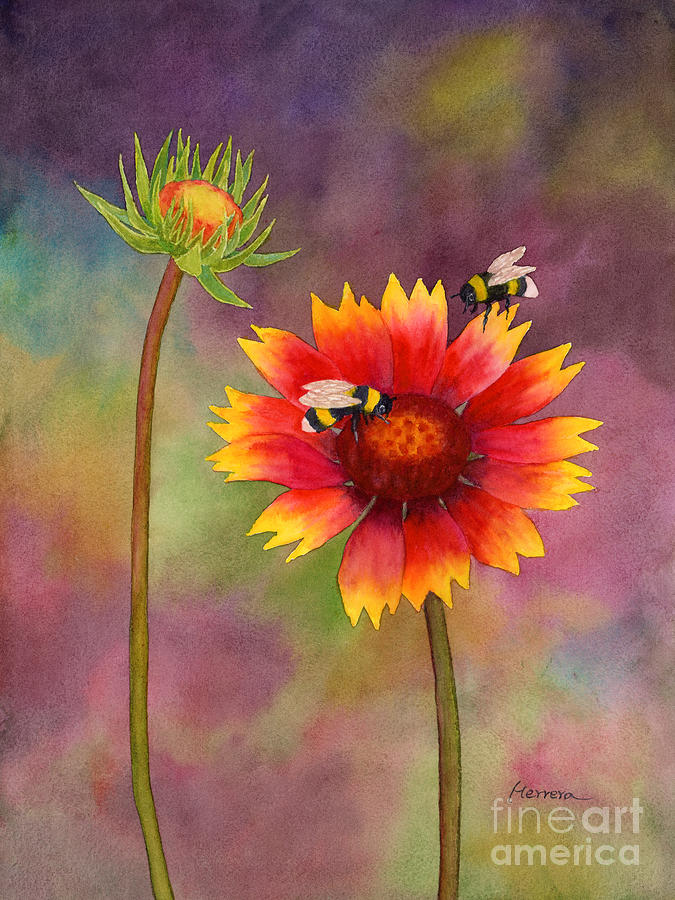 Bees On A Blanket Painting