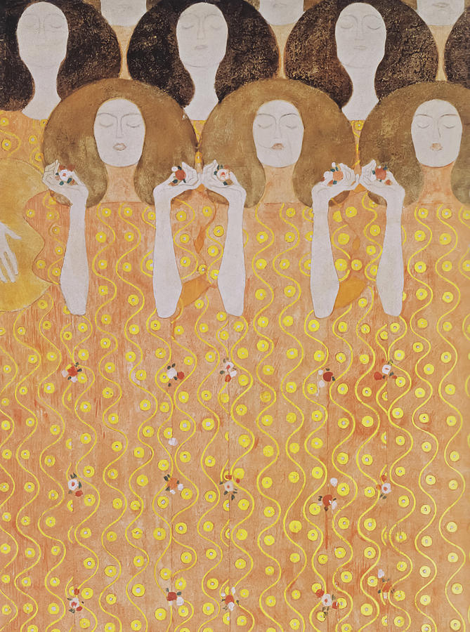Beethoven Movie Painting - Beethoven Frieze by Gustav Klimt