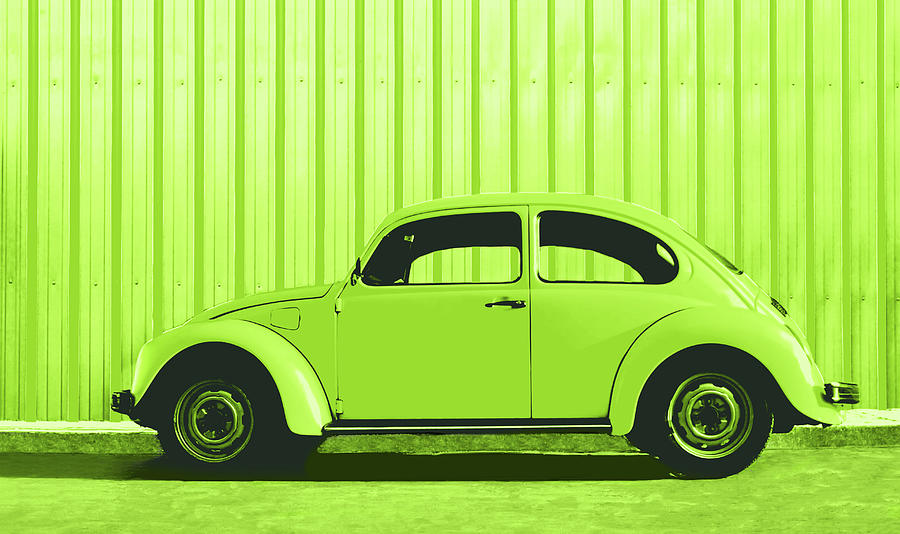 Beetle Pop Lime Photograph by Laura Fasulo